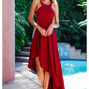 Need it now maxi dress in color wine